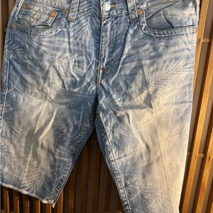 Stylish Blue Denim Men's Shorts